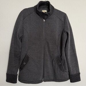 ROYAL ROBBINS Sweater Jacket Womens XL Gray Full Zip Pockets Knit